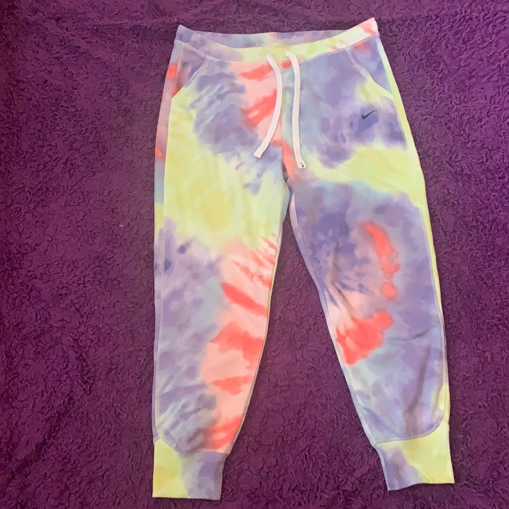 tie-dye Nike sweatpants, new with tags